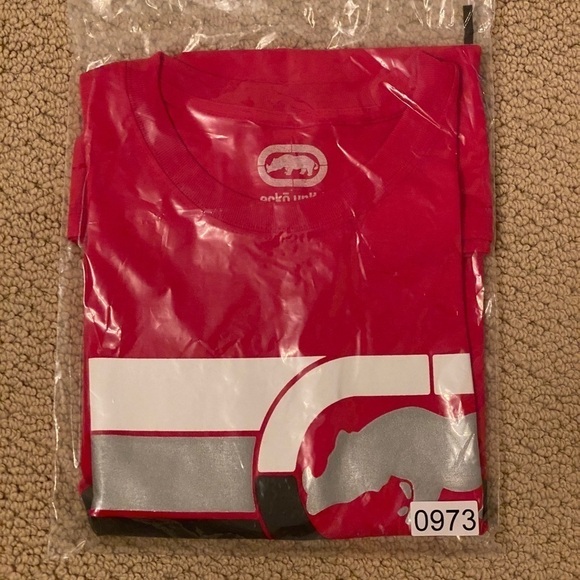 NWT ECKO UNLTD. Rhino Logo Red Skate Tee Shirt Men M Medium - Picture 6 of 6